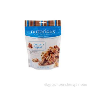 PET / AL / PE Biscuits Plastic Ziplock Bags For Snack Food